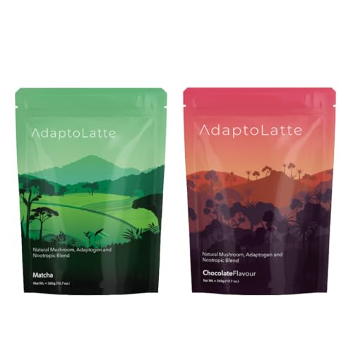 アダプトラテ AdaptoLatte 2種セット　抹茶 /オリジナル アダプトラテ抹茶+デカフェ ダブル定期購入 – AdaptoLatte JP